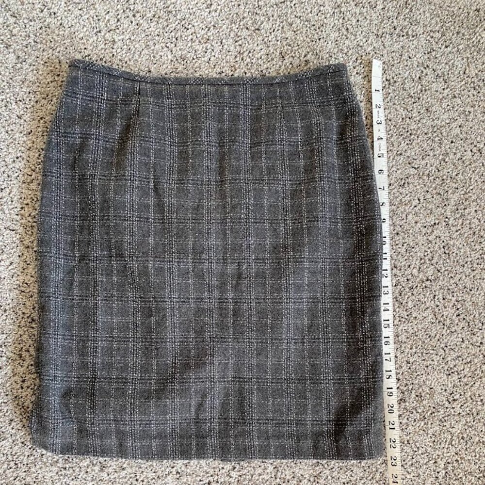 Calvin Klein women's pencil skirt, gray tweed, size 12